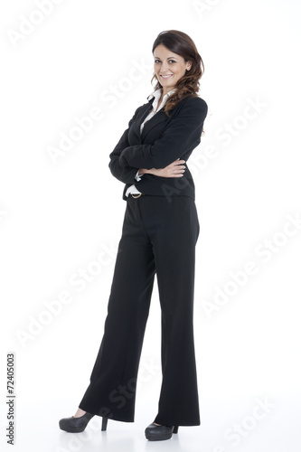 Portrait of a young attractive business woman