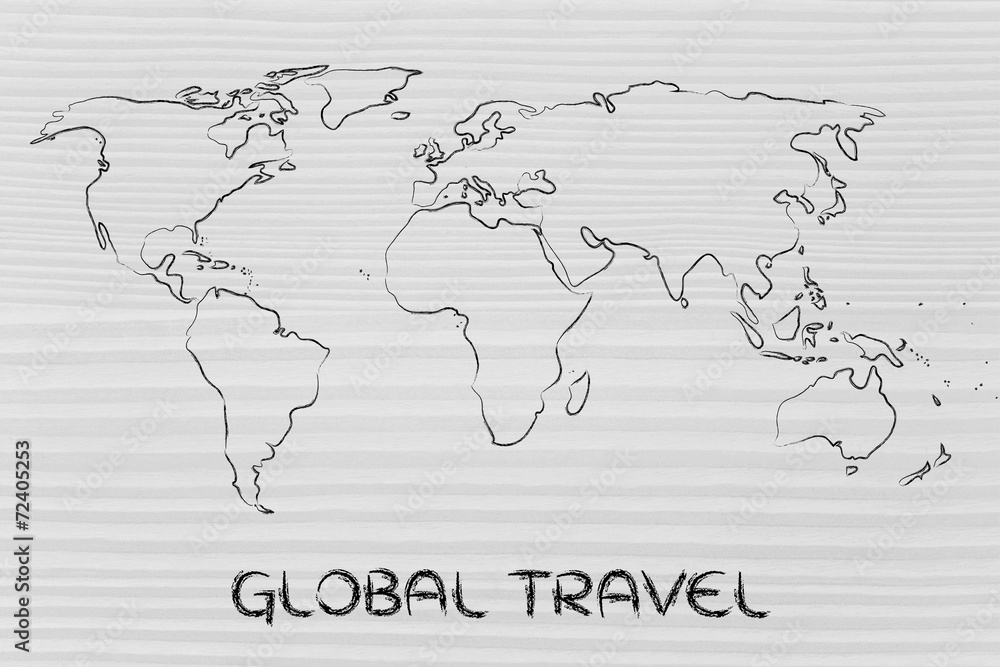 world map design: go global world map design: go global