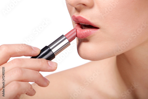 lipstick on lips © Микола Ковальчинськи