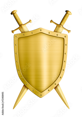 gold coat of arms medieval ...