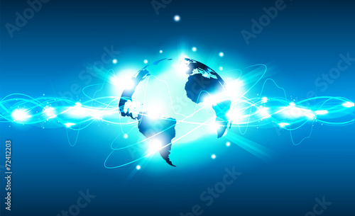 mondo, hi tech, sfondo, internet, comunicaizone