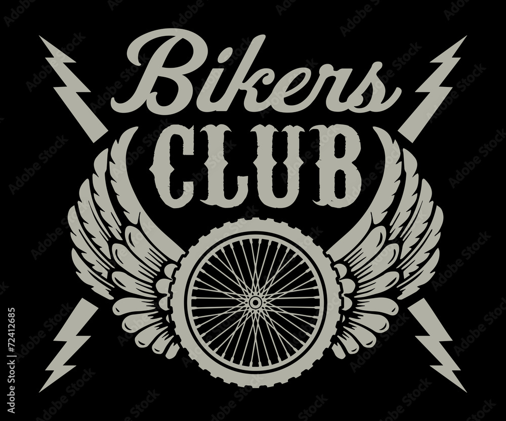 Fototapeta premium Bikers Club