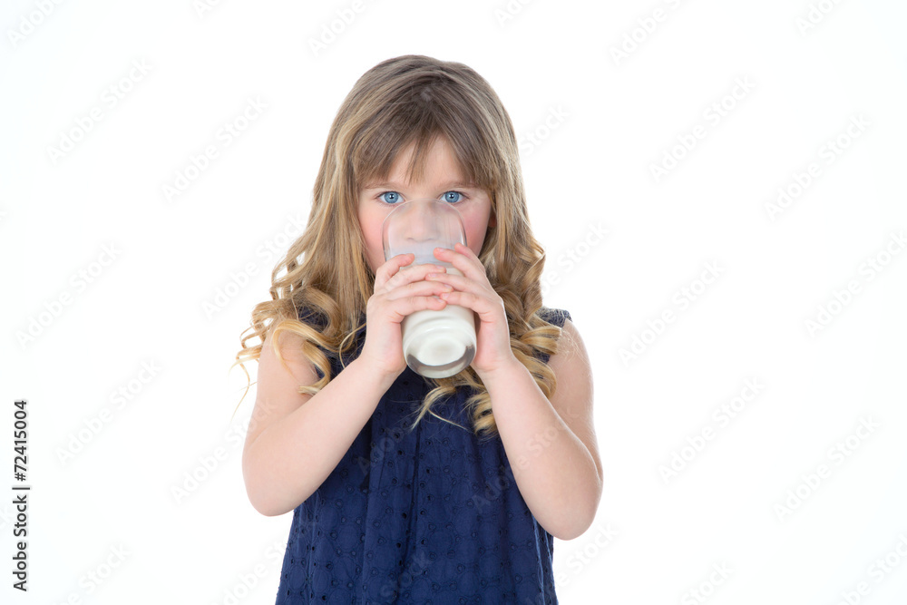 serious young child on isolated background serious young child on isolated background
