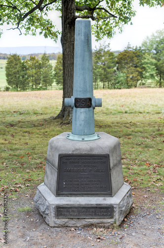 Ambrose P Hill Monument, Gettysburg, PA photo