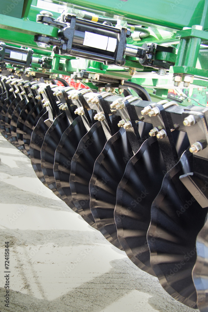 Obraz premium Farm disc plow