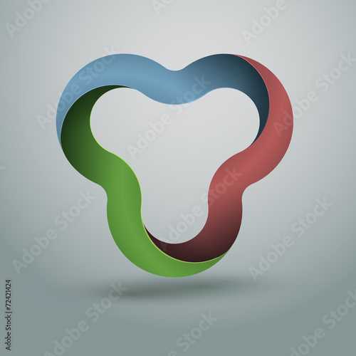 Abstract Twisted Celtic Design Background