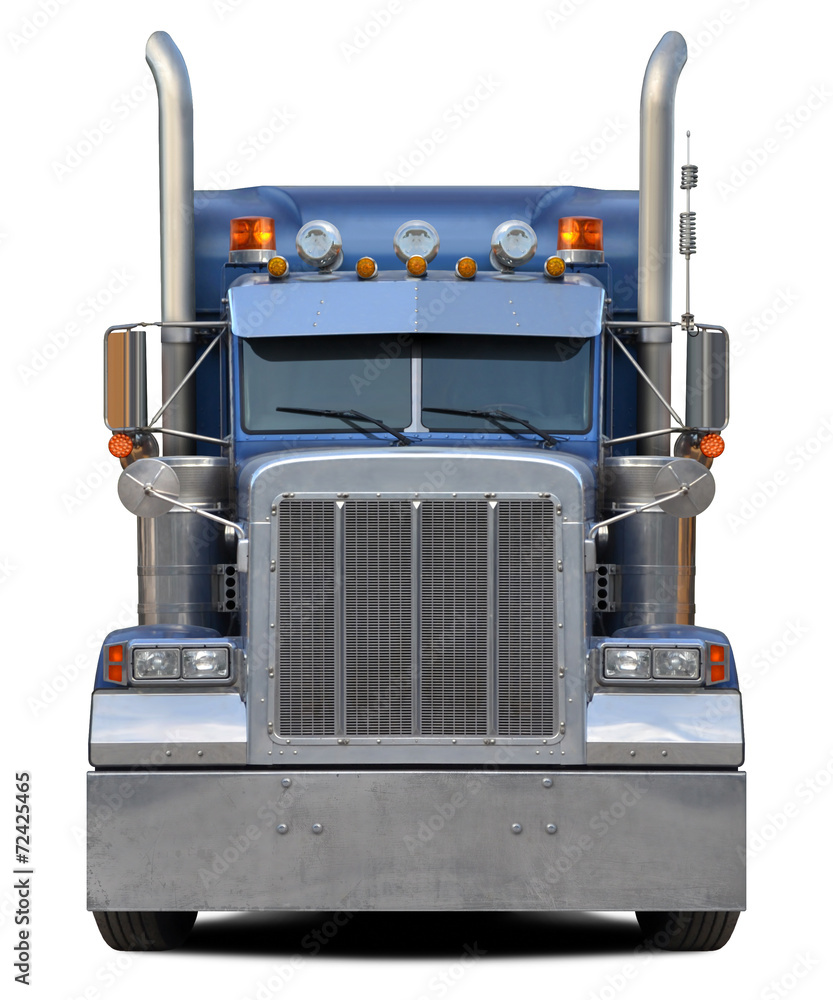 Truck front isolated on white Stock Photo Adobe Stock