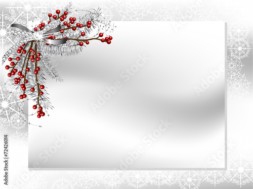 Card with ribbon