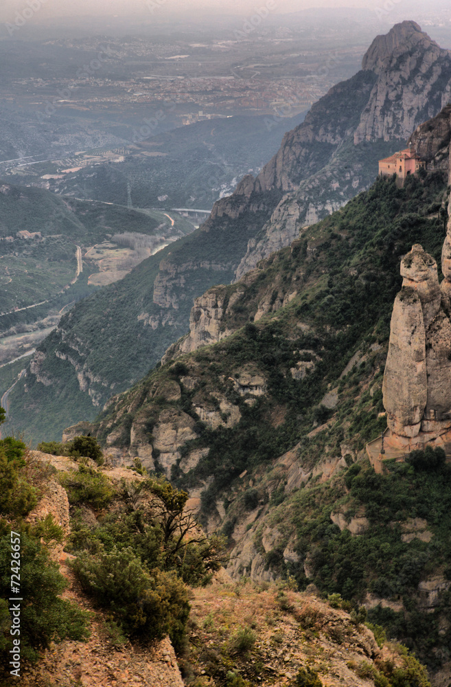 Montserrat mountain and the Cavall Bernat