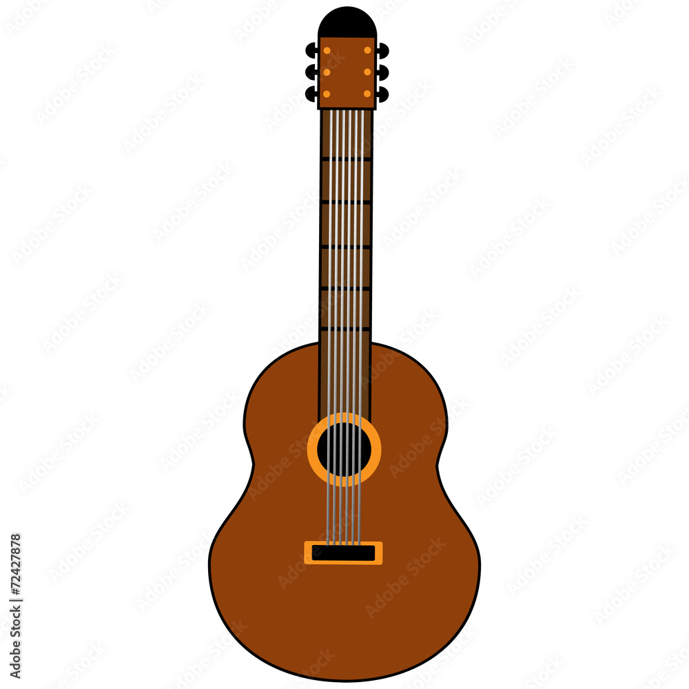 Obraz premium Guitar sign icon.