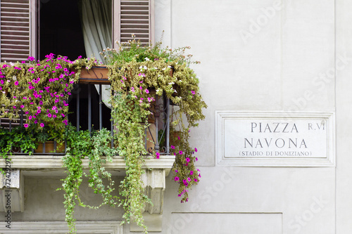 Canvas Print Piazza Navona