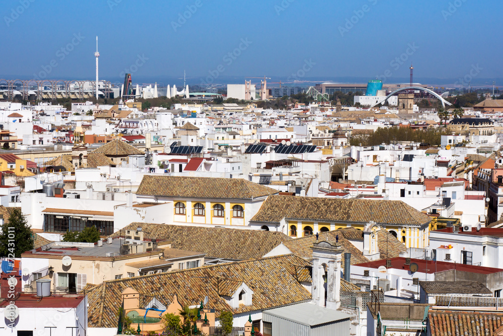 View from Metropol Parasol in Seville