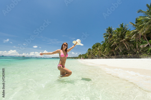 Woman on the beach © Pavel Morozov
