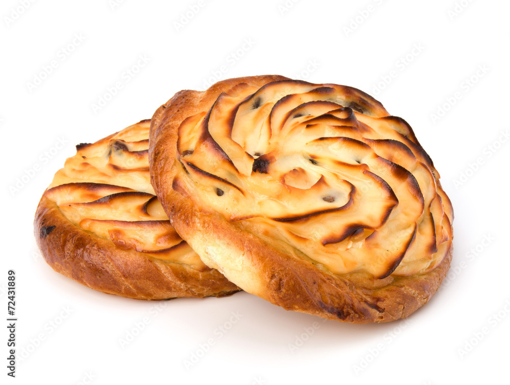 Fototapeta premium Delicious sweet cream buns
