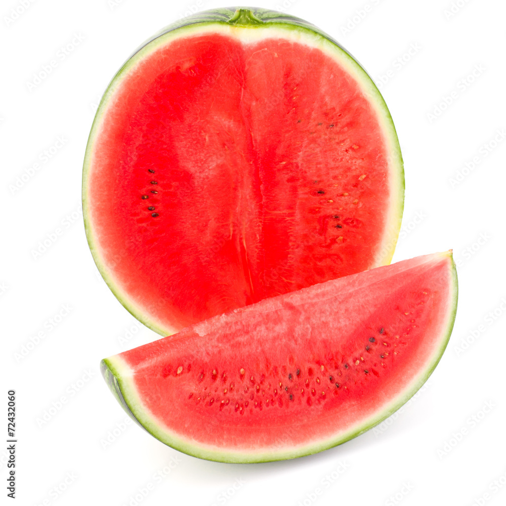 Sweet watermelon isolated on white background cutout Sweet watermelon isolated on white background cutout