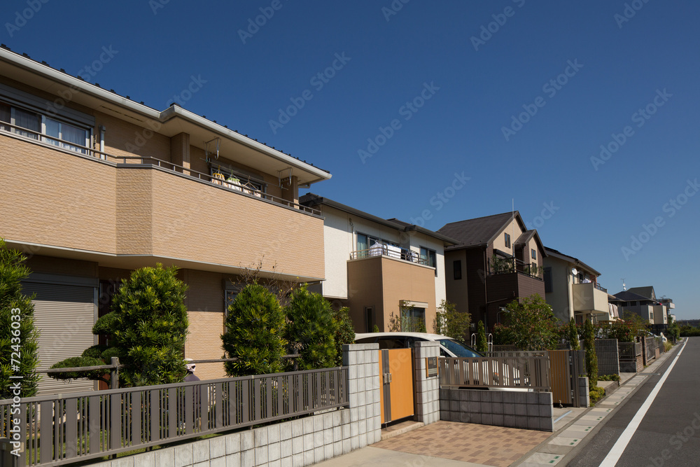 Fototapeta premium 住宅街