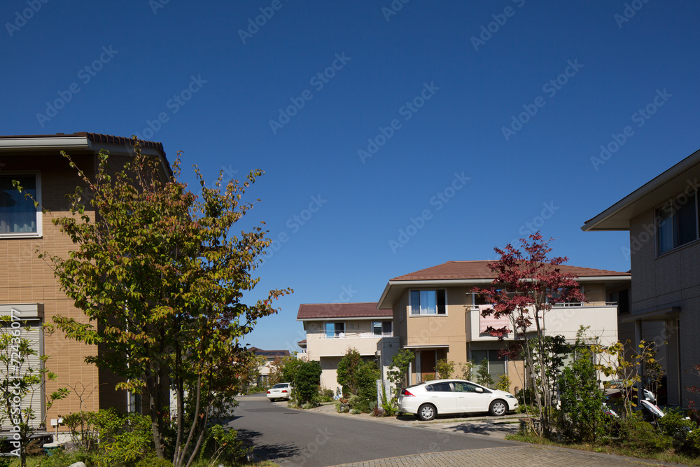 Fototapeta premium 住宅街