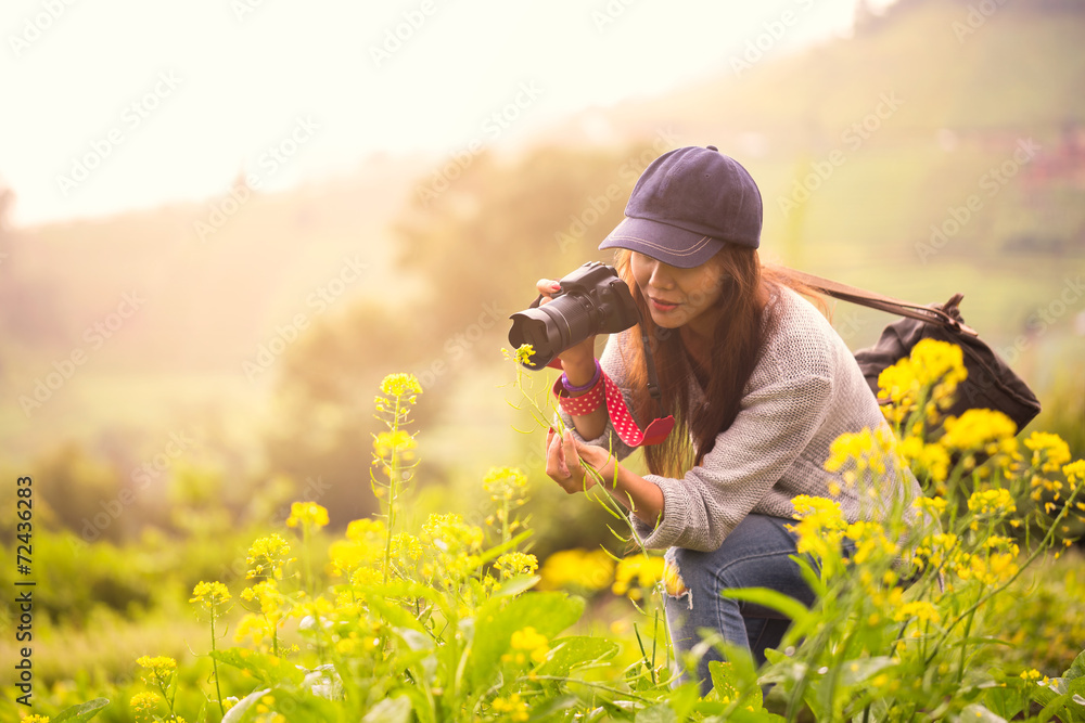 Female photographer