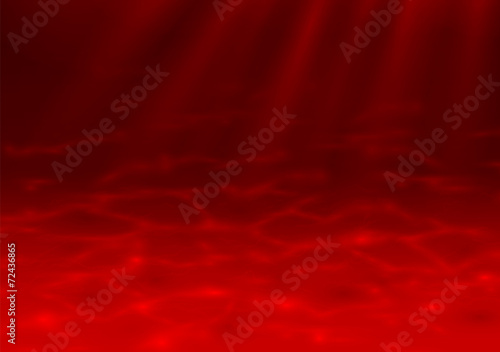 Blood ocean water background