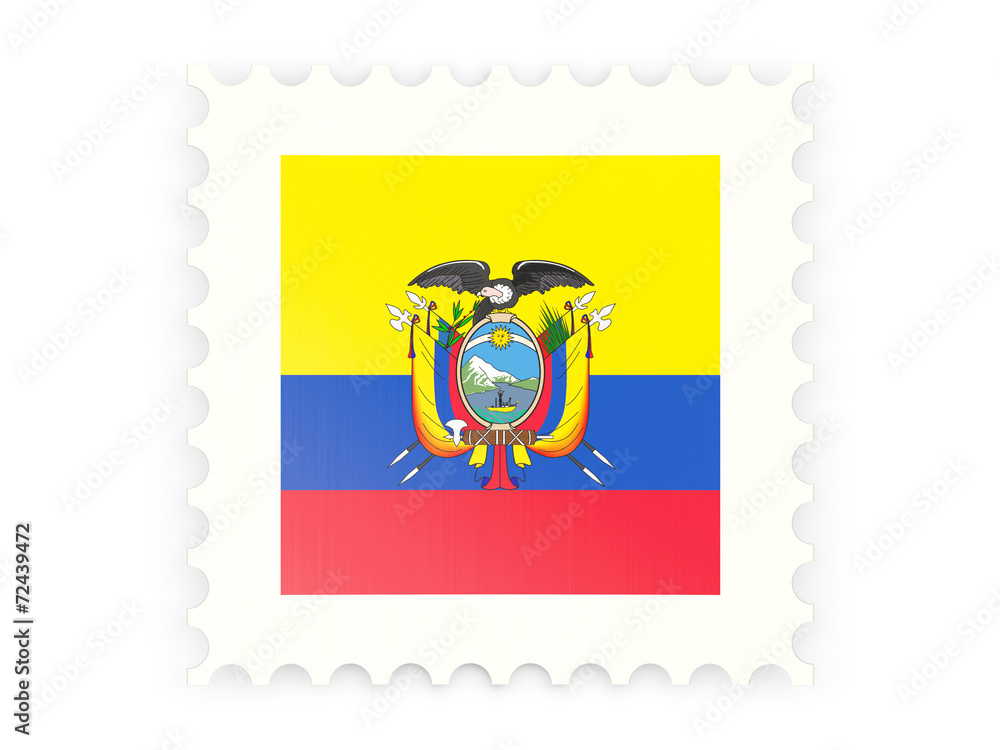 Postage stamp icon of ecuador
