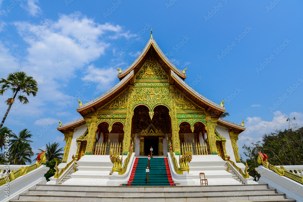 The royal temple of Luang-Prabang, Laos