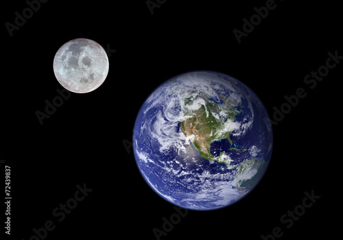 Earth and Moon