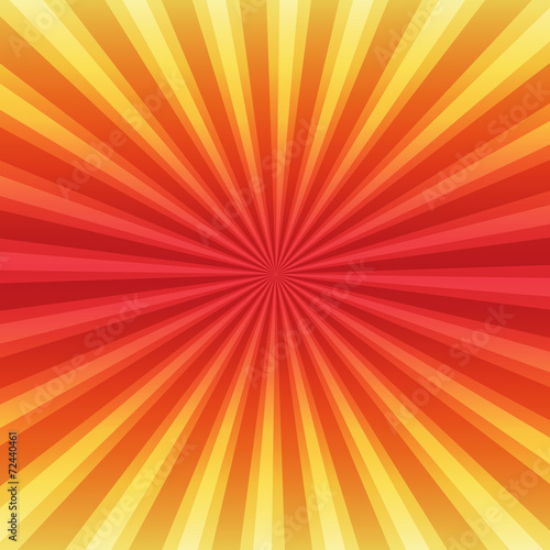 Summer rays holiday vintage on light sun color, vector illustrat