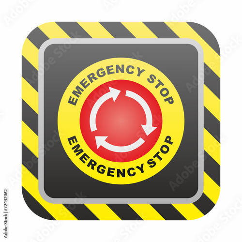 Emergency stop button