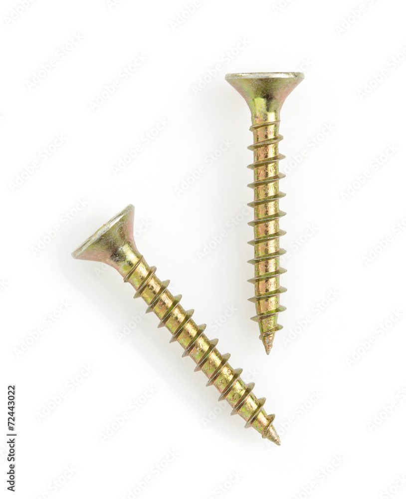 screw tools on white background screw tools on white background