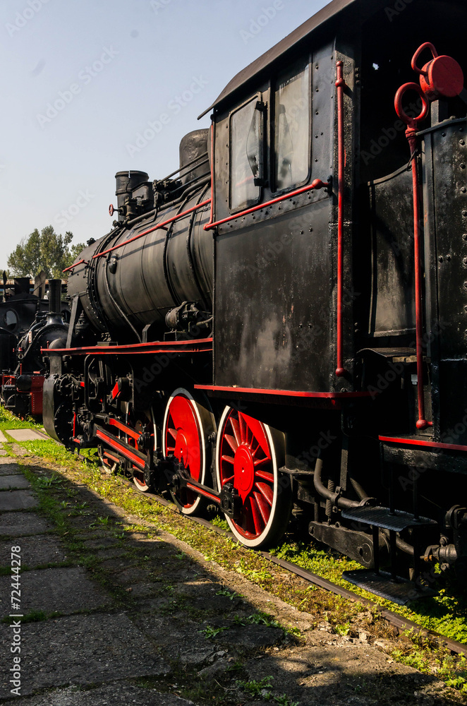 Fototapeta premium Old steam locomotive