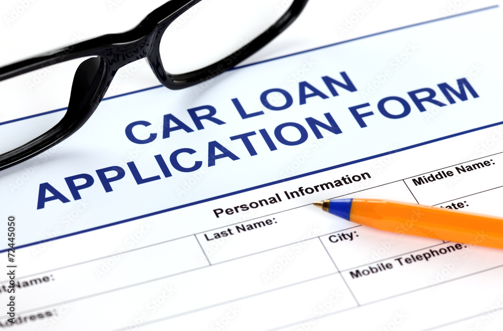 Car loan application form Car loan application form