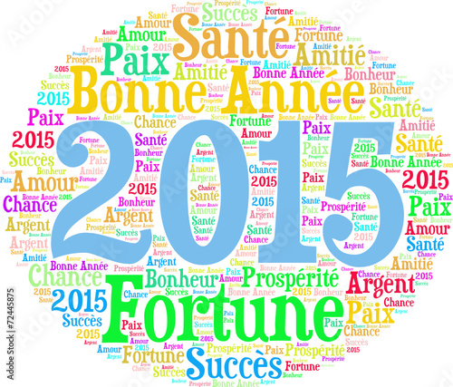 2015 nouvel an et bonne année 