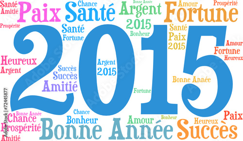 2015 nouvel an et bonne année 