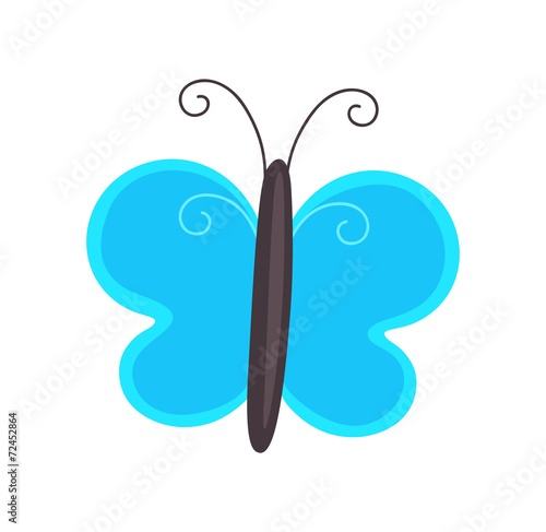 Comic Butterfly Clip Art