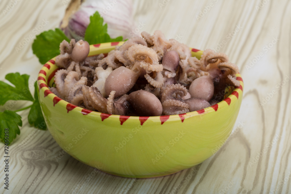 Boiled octopus Boiled octopus