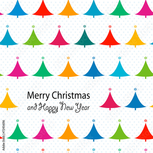christmas trees seamless pa...