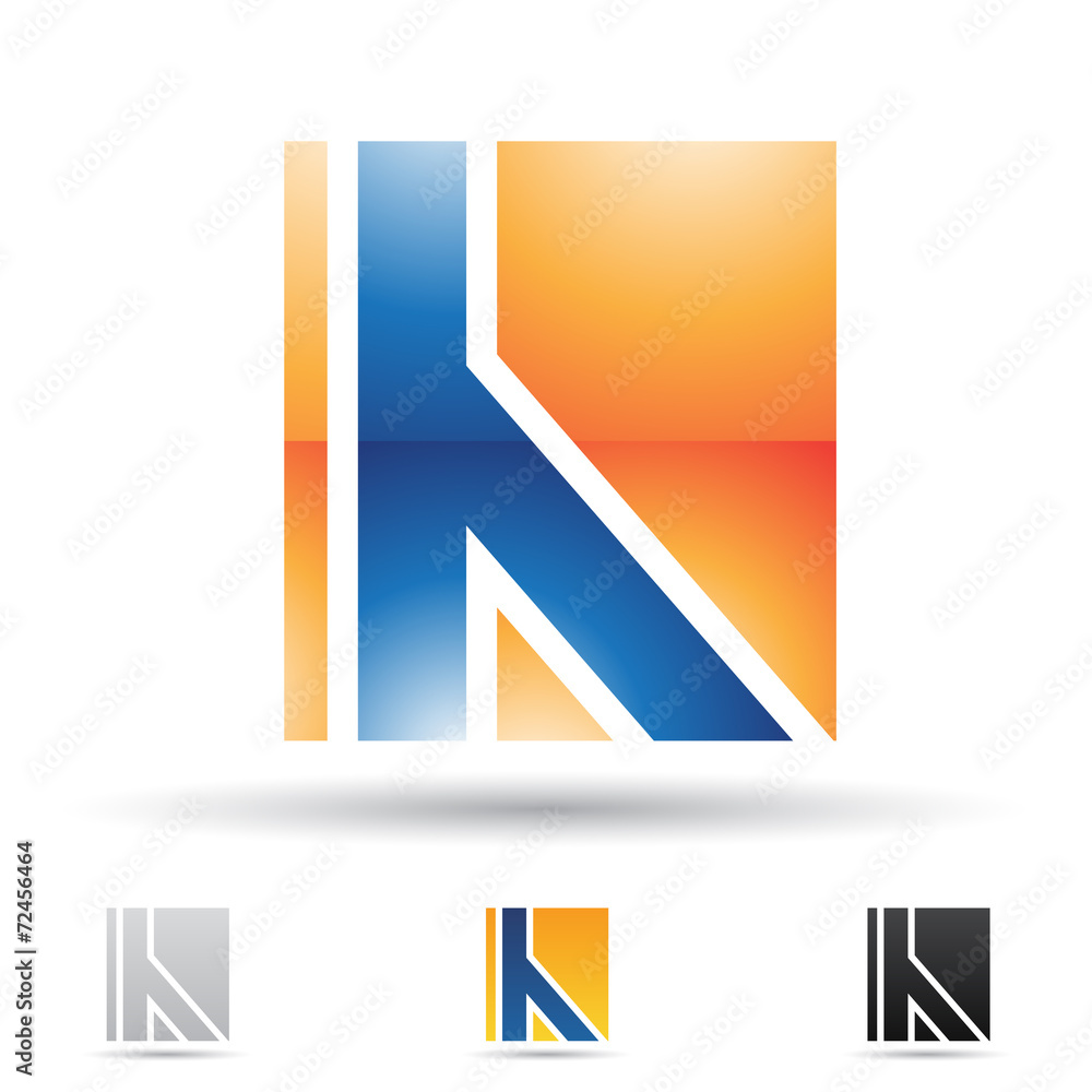 Abstract icon for letter H Abstract icon for letter H