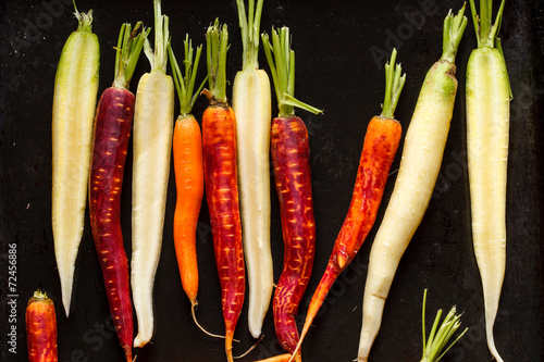 colorful carrots