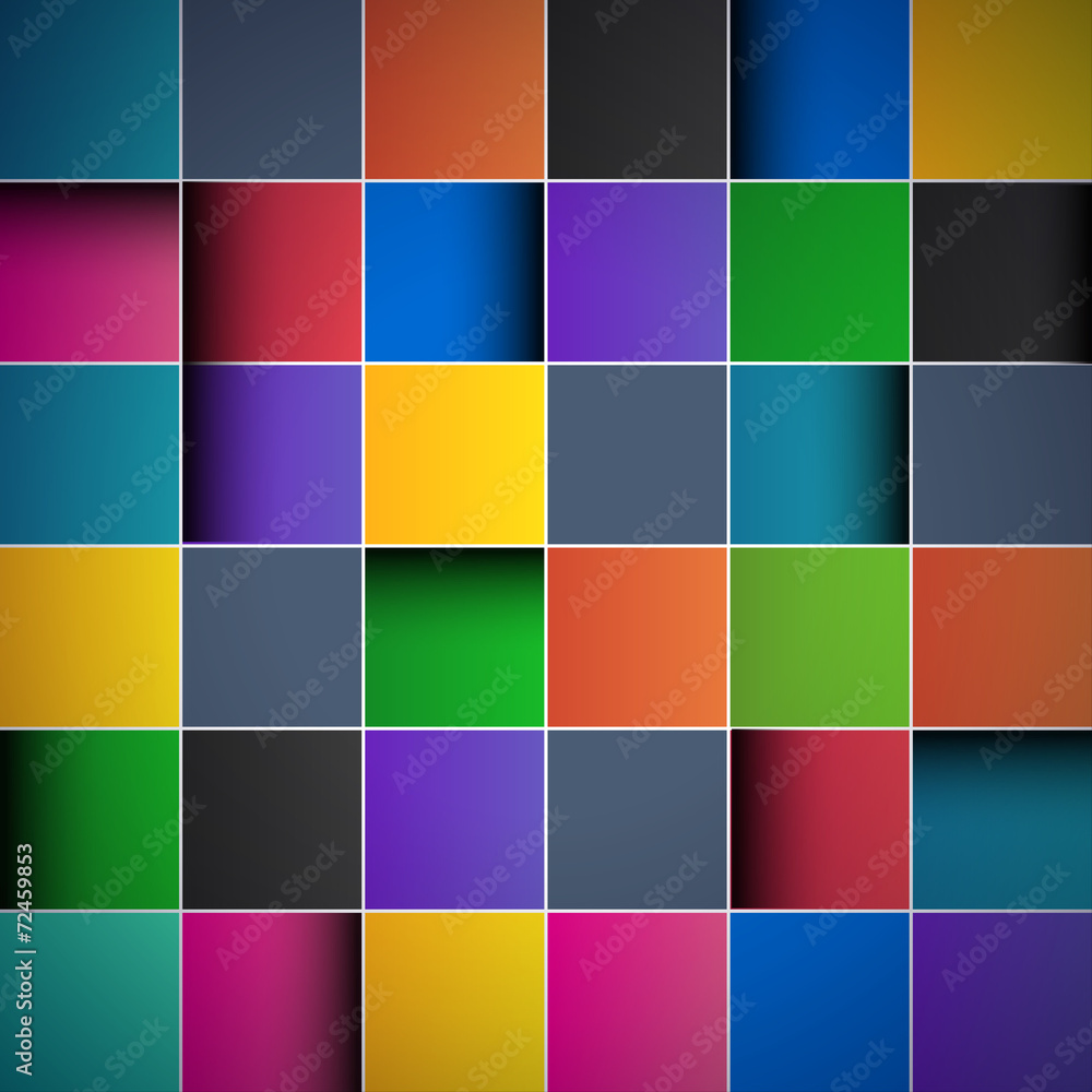 Color tiles, abstract background