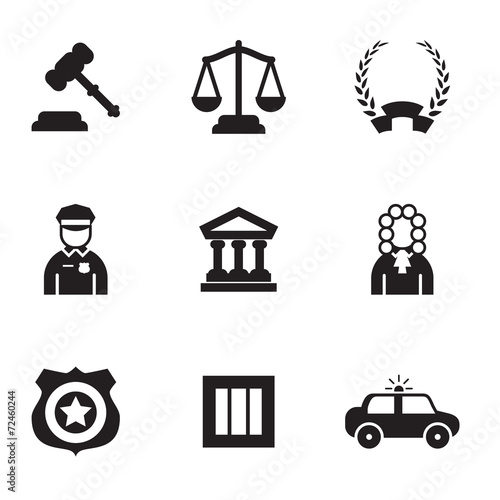 Law icons