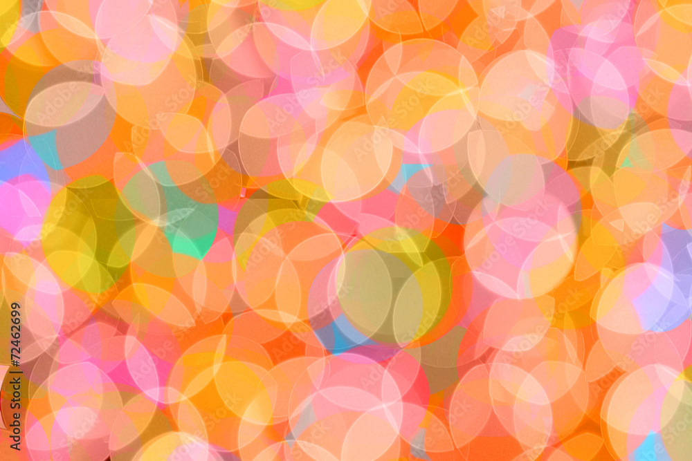 Colorful lights christmas background