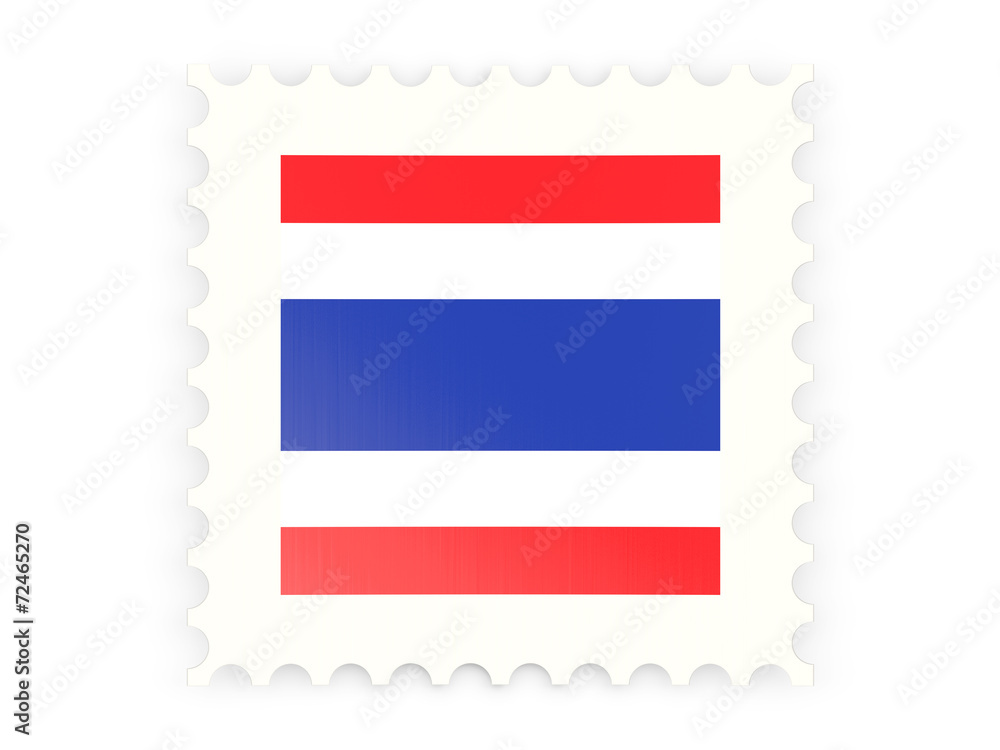 Fototapeta premium Postage stamp icon of thailand