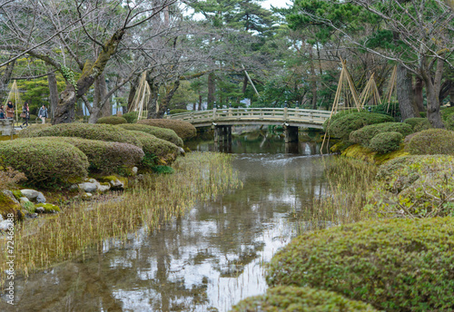 Kenrokuen Garden in Kanazawa, Japan