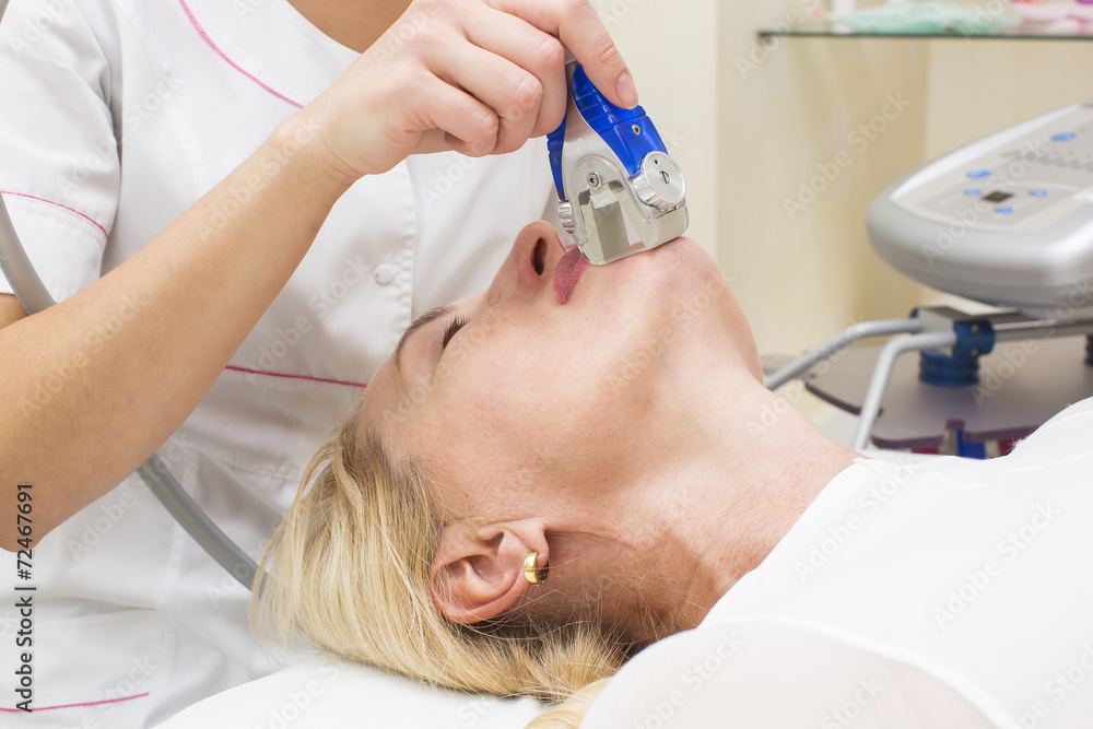 woman is in the process at the clinic lipomassage woman is in the process at the clinic lipomassage