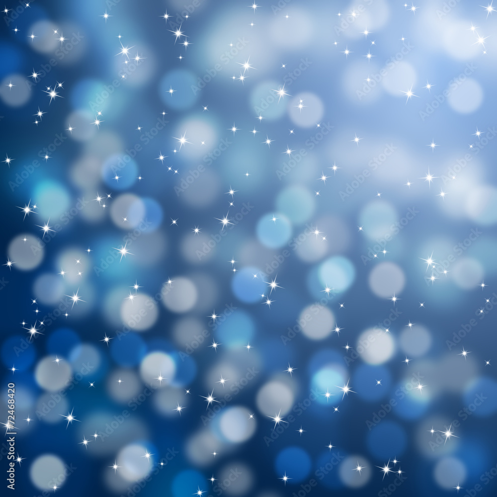 Obraz premium Abstract blue winter background