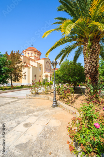 Famous monastery Agios Gerasimos on Kefalonia island, Greece