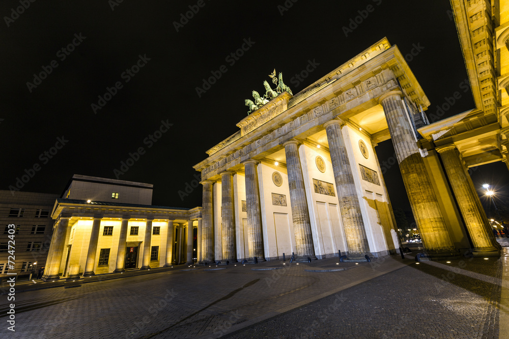 Brandenburg Gate (Brandenburger Tor) in Berlin