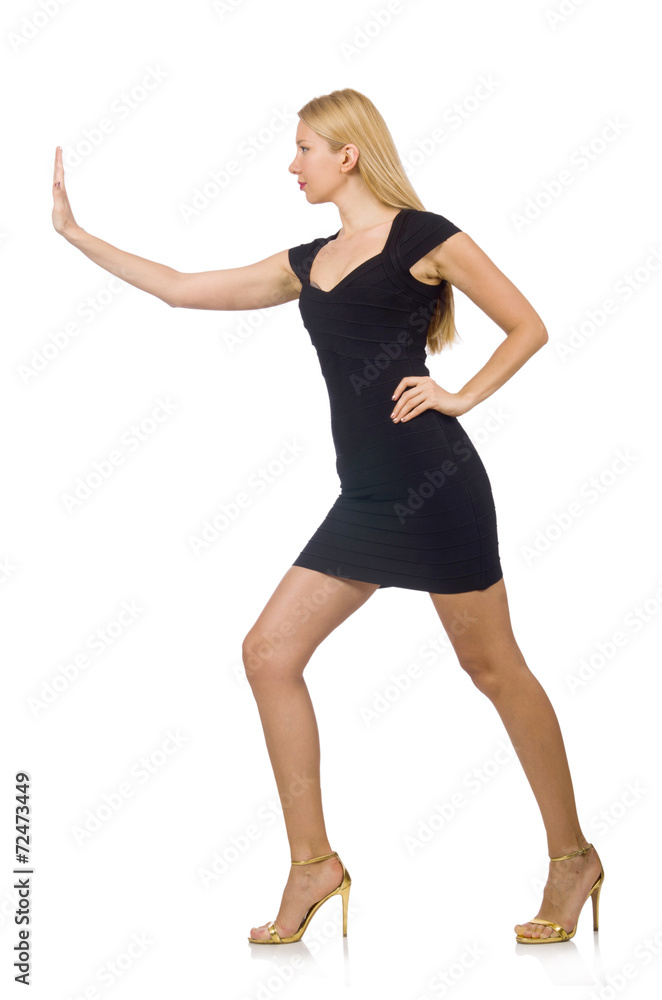 Woman isolated on the white background Woman isolated on the white background