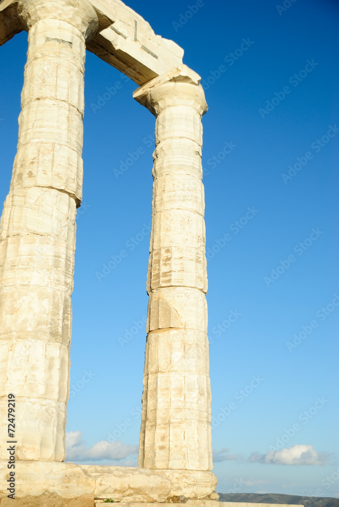 The Temple of Poseidon at Sounion out of Athens