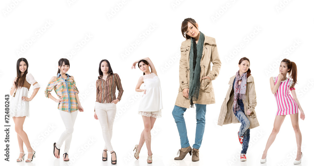 Obraz premium asian women